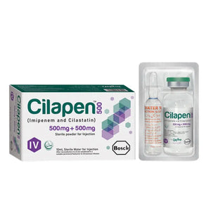 Cilapen IV Injection 500mg (Imipenem/Cilastatin) Bosch Pharmaceuticals | derma.pk