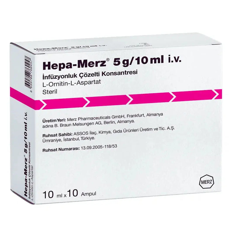 Hepa-Merz IV Infusion 5g/10ml - Liver Support- derma.pk