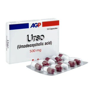 Urso Capsules 500mg (10 Capsules) - Gallstones Treatment - derma.pk