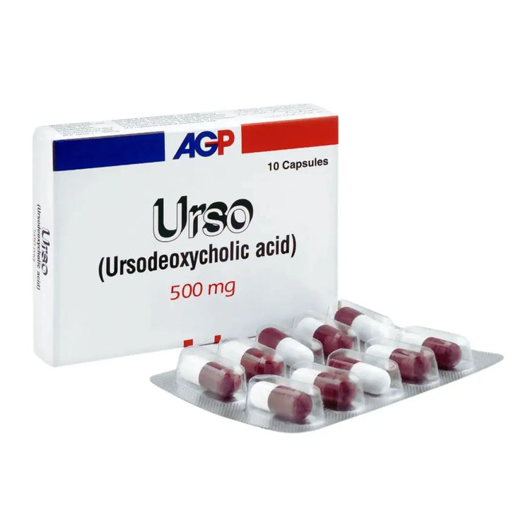 Urso Capsules 500mg (10 Capsules) - Gallstones Treatment - derma.pk