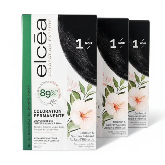 Elcea Black Hair Dye - Permanent Hair Dye 1