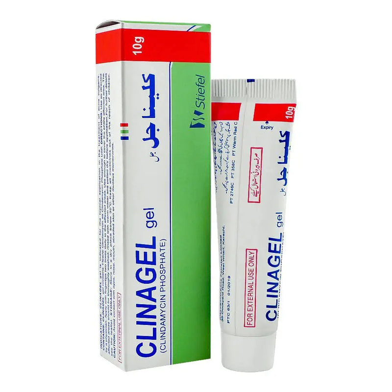 Clinagel Gel 10g – Clindamycin Antibiotic Gel for Acne