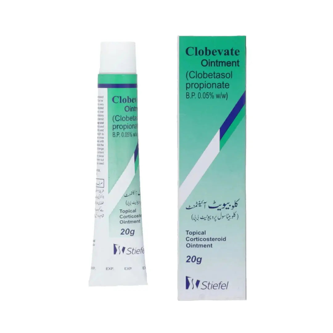 Clobevate Ointment 20g – Clobetasol for Eczema & Psoriasis