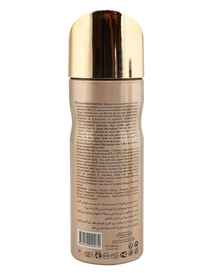Body Spray Aqua Di Vegas By Colmo COLMO