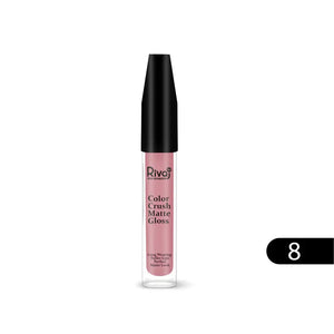 Rivaj HD Color Crush Matte Lip Gloss Shade 8 – Dramatic Red Matte – Available in Pakistan