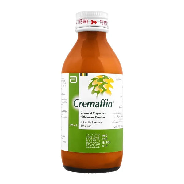 Syrup Cremaffin 120ml – Constipation Relief and Bowel Regulation - Derma.pk