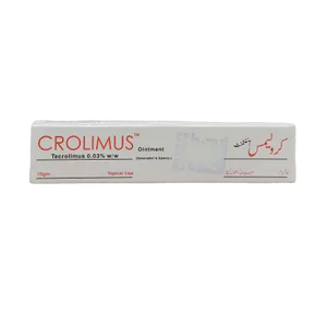 Crolimus Ointment 0.3% – Severe Eczema & Skin Inflammation Treatment