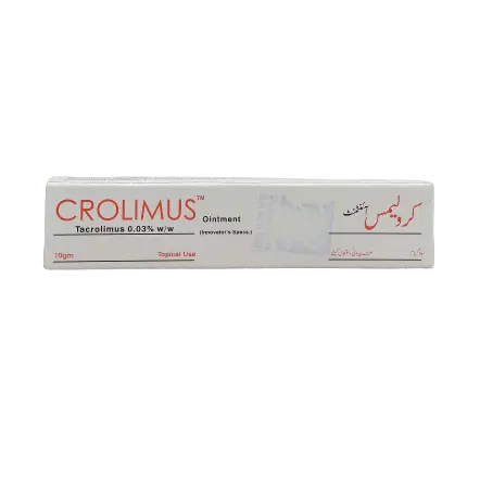 Crolimus Ointment 0.3% – Severe Eczema & Skin Inflammation Treatment – Available in Pakistan