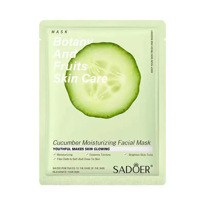 SADOER Botany And Fruits Cucumber Moisturizing Face Sheet Mask