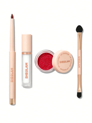 Sheglam Lip Dazzler Glitter Kit 4-in-1