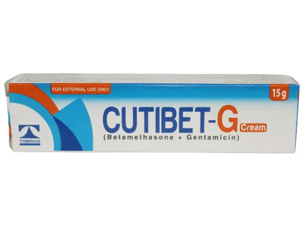 Cutibet G Cream 15gm – Skin Infection, Eczema & Inflammation Treatment