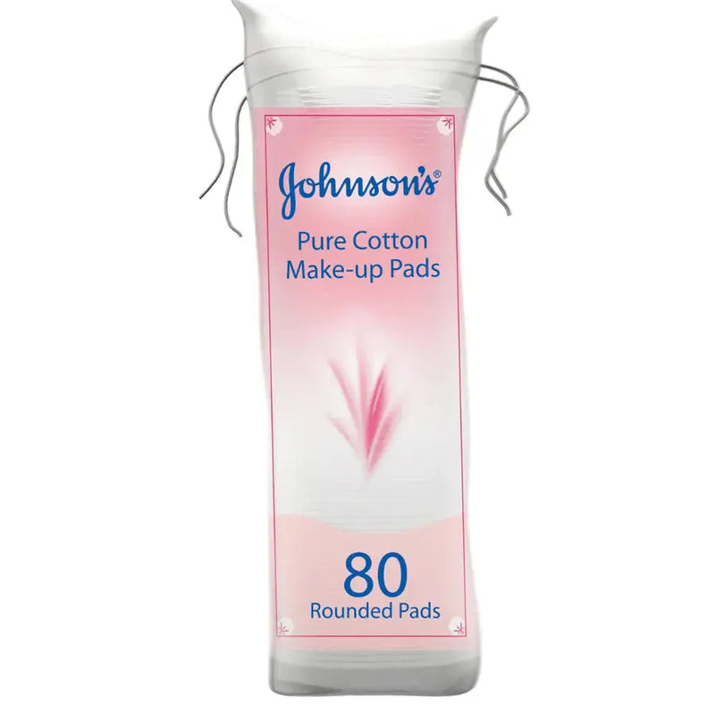 Johnson's Pure Cotton Cosmetic Rounds 80
