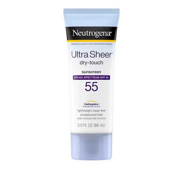 NEUTROGENA SPF 55 ULTRA SHEER DRY-TOUCH SUNSCREEN