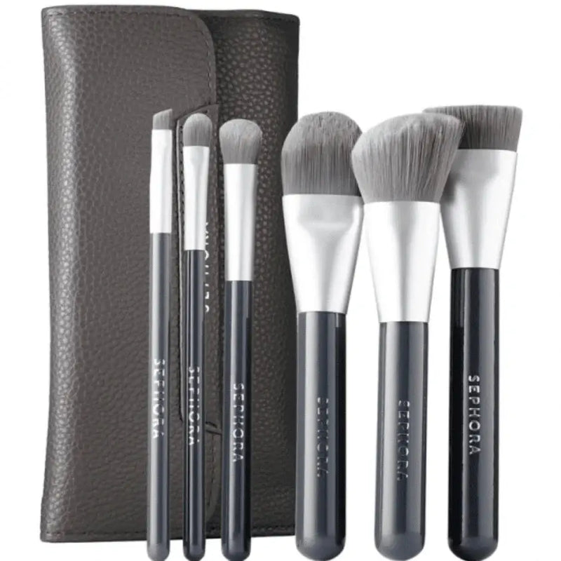 Sephora Luxe Charcoal-Infused Antibacterial Brush Set