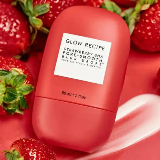 Glow Reciepe Strawberry BHA Pore Smoothing Blur Drops Serum 30ml