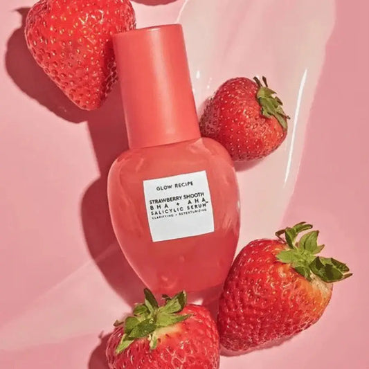Glow Reciepe Strrawberry Smooth Salicylic Serum with BHA + AHA - 30ml