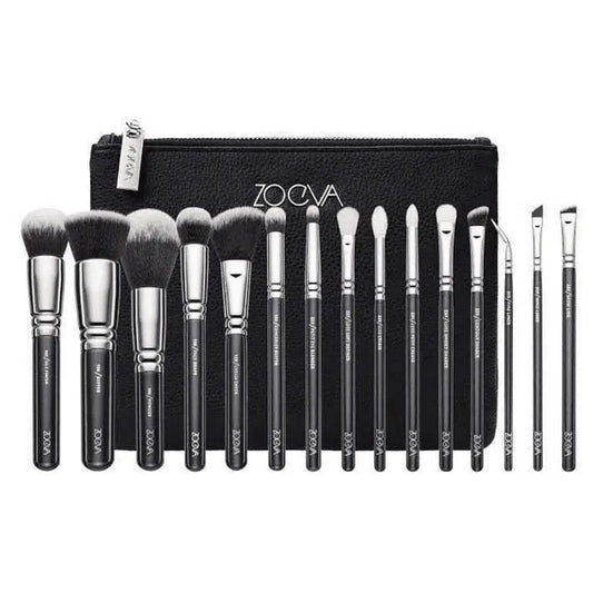 Zogva Brush Set Black Branded 15pes