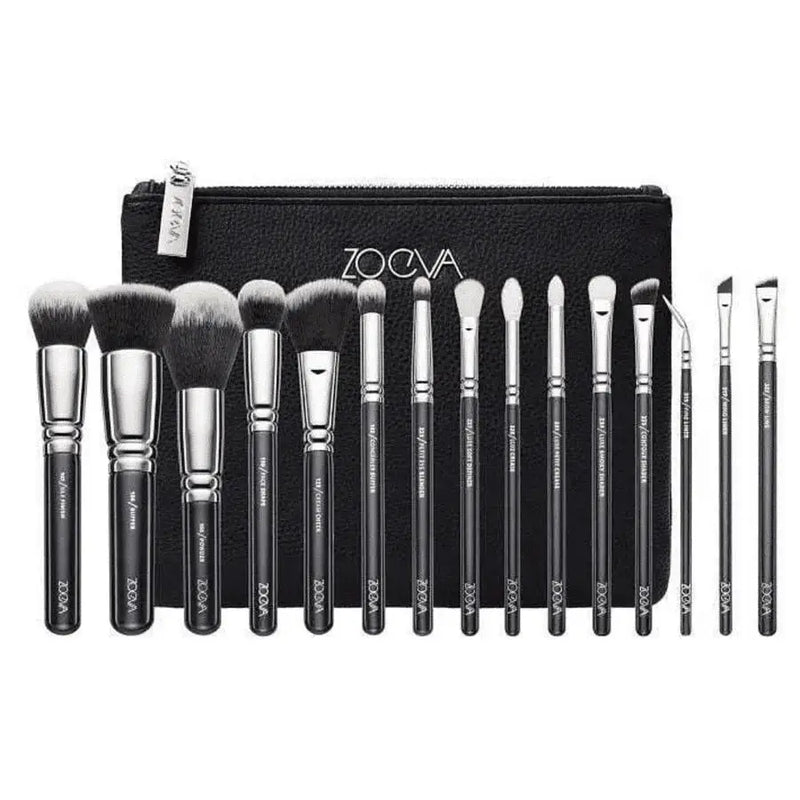 Zogva Brush Set Black Branded 15pes