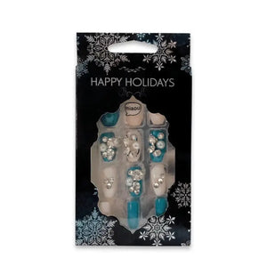 Happy Holidays Nails