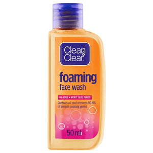 Clean & Clear Foaming Facial Cleanser 50ml