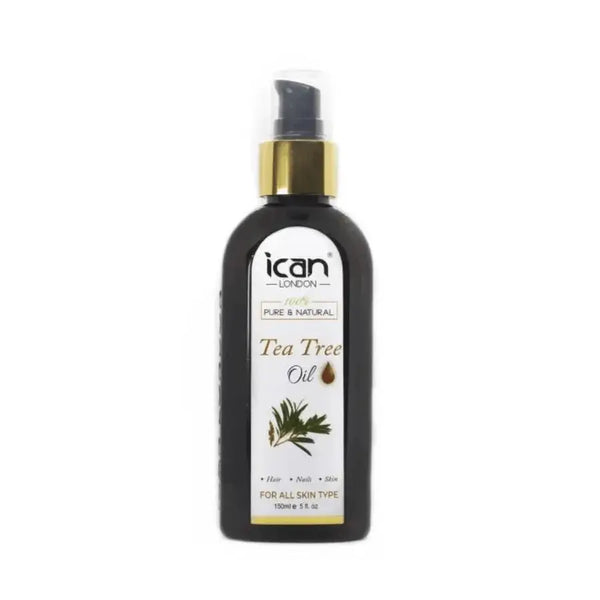 Pure & Natural Tea Tree Oil – Ican London (150ml) for Skin & Hair