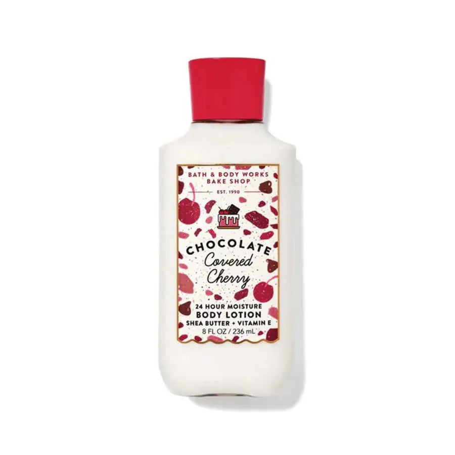 Bath & Body Works Cherry Chocolate Delight Body Lotion 236ml — rich chocolate and cherry gourmand scent