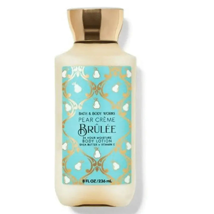 BATH &amp; BODY PEAR CREME BRULEE MOISTURIZING LOTION 236ml