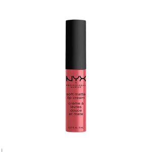 NYX Soft Matte Lip Cream SMLC08 Sao Paulo 8ml — Deep Berry-Red Matte Lip Colour