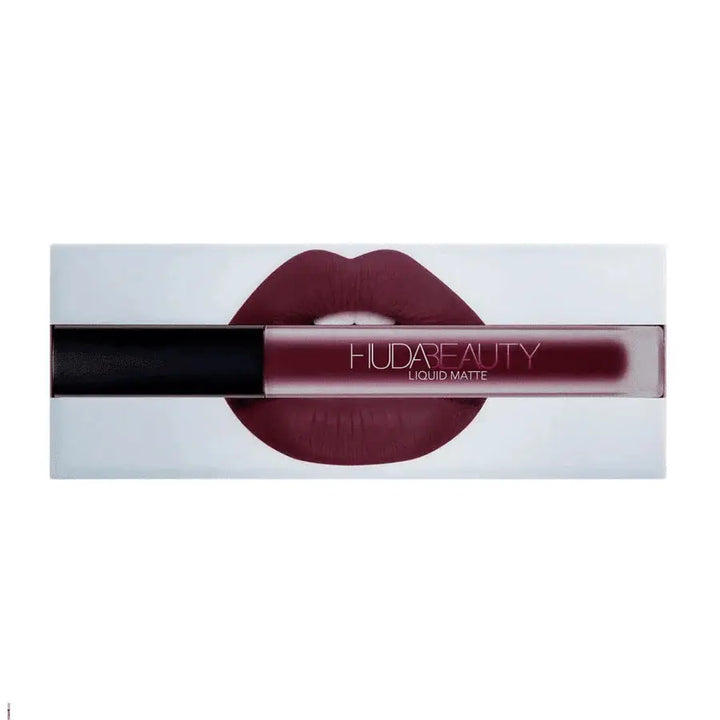 HUDA BEAUTY LIQUID MATTE LIPSTICK IN SHADE FAMOUS 