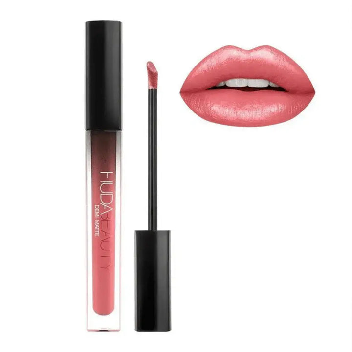 HUDA BEAUTY DEMI MATTE LIQUID LIPSTICK IN THE SHADE BONNIE 