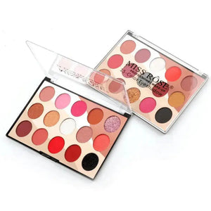 Miss Rose 15-Color Eyeshadow Palette 01