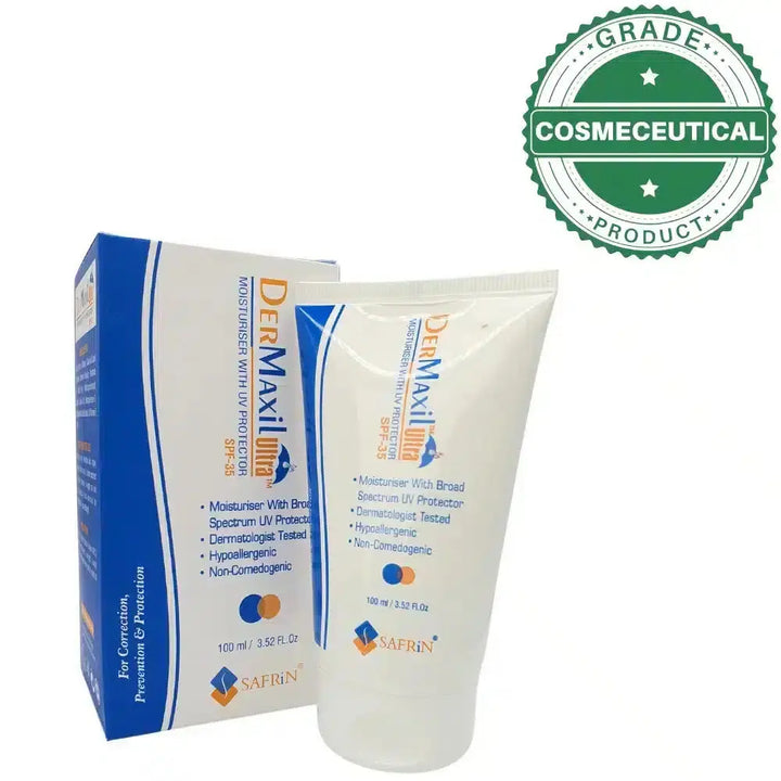 DERMAXIL ULTRA MOISTURISER WITH UV PROTECTOR (SPF-35) 100ml Safrin pharma