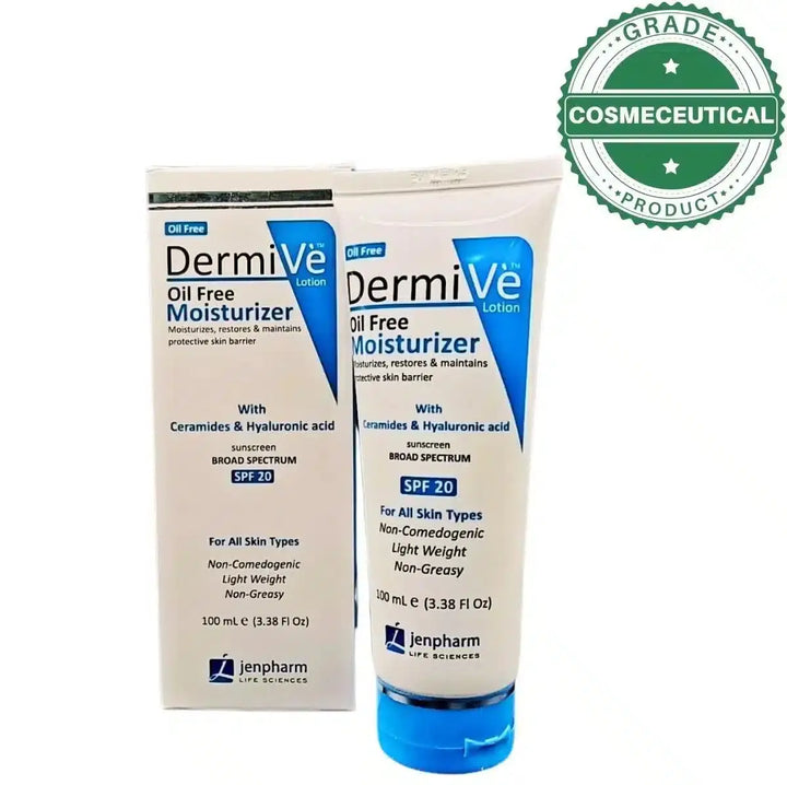 Dermive  Moisturizer with Ceramides & SPF 20 - 100ml Jenpharm