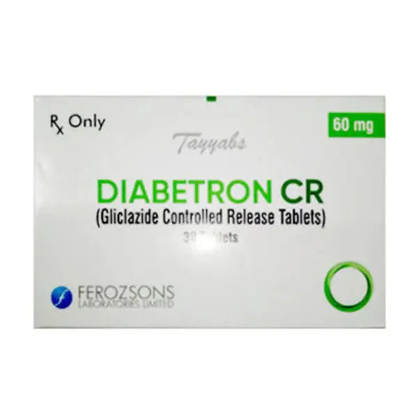 DIABETRON CR 60MG Tab 30's ( Gliclazide) Ferozsons