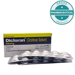 Dicloran Diclofenac Sodium 50mg Tablets (Pack of 150) – Buy Online in Pakistan | Derma.pk