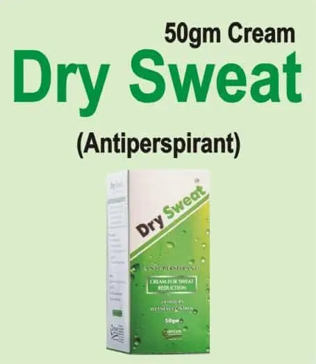 DRY SWEAT CREAM FOR SWEAT REDUCTION 50gm CRYSTOLITE