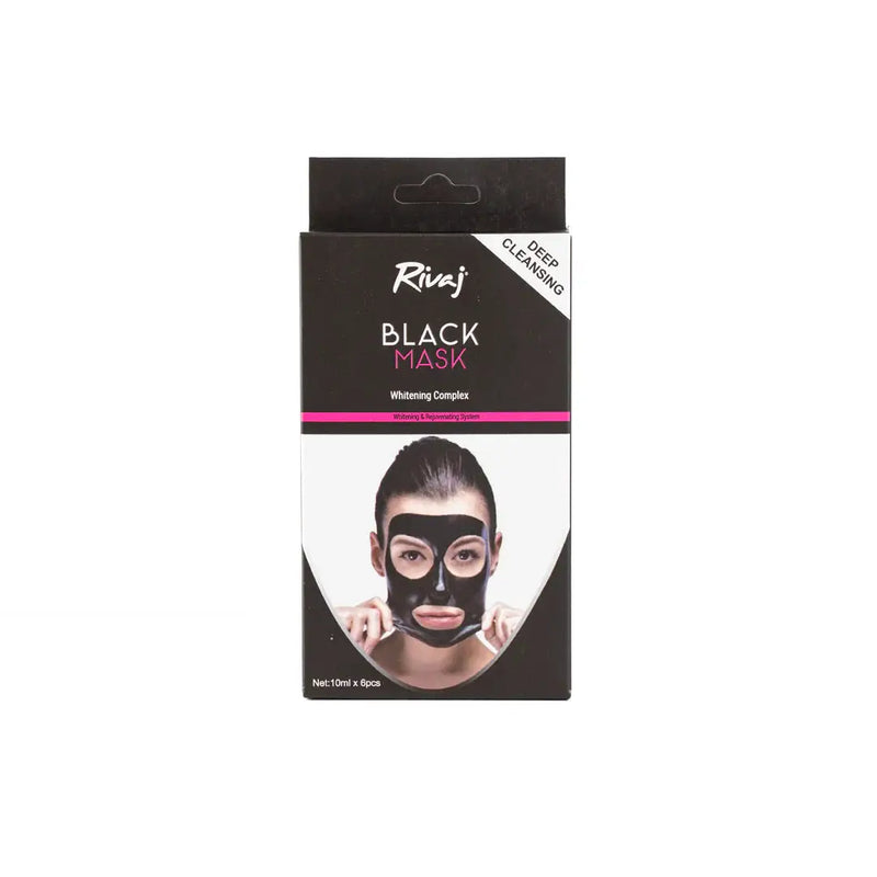 Rivaj Deep Cleansing Black Mask 50ml – Blackhead Removal & Pore Detox
