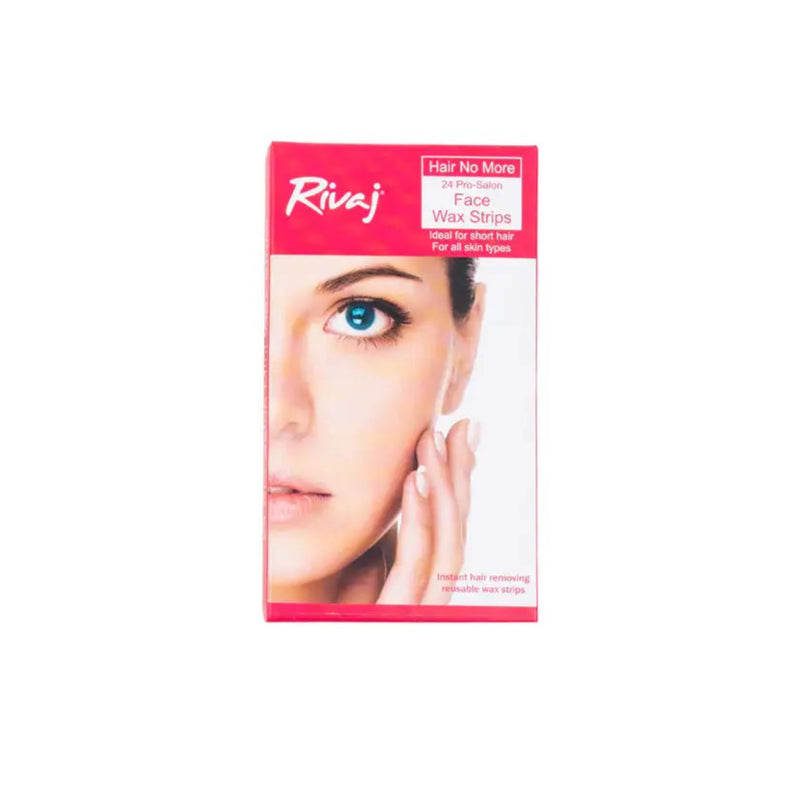 Rivaj Face Wax Strips – Gentle & Effective Facial Hair Removal