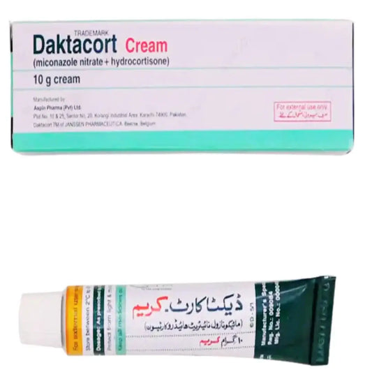 Daktacort Cream 10g - Antifungal and Anti-inflammatory Cream (Aspin Pharma) - derma.pk