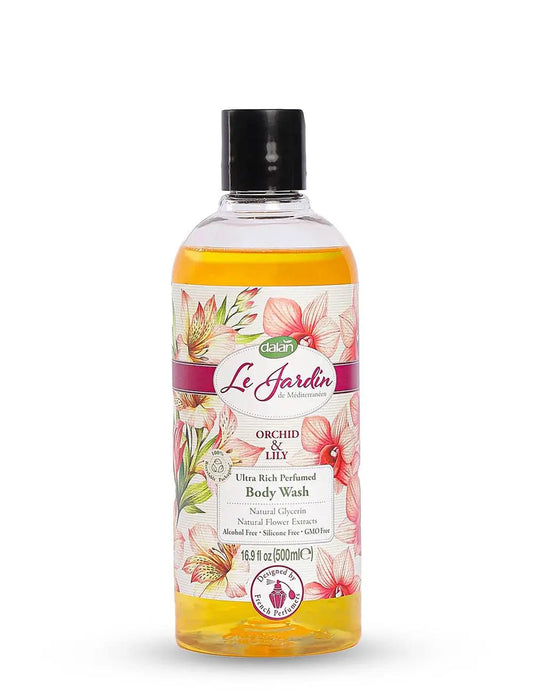 Dalan Le Jardin Orchid & Lily Ultra Rich Perfumed Body Wash, Alcohol-Free, 500ml product photo
