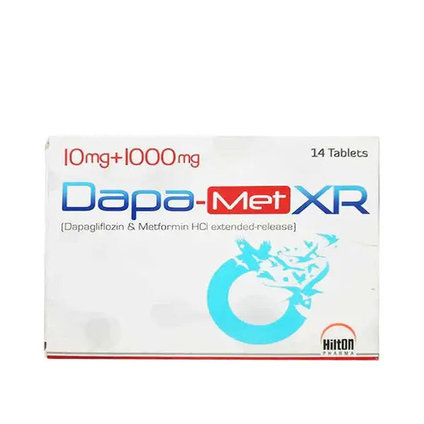 Daplozmet XR 10mg/1000mg Tablet (Dapagliflozin + Metformin XR) for Type 2 Diabetes