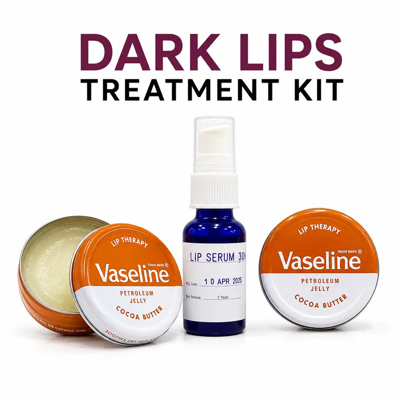 Dark Lips Treatment Kit – Lip Scrub + Lightening Balm