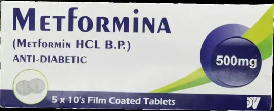 METFORMINA 500MG Tablet 50's (Metformin)