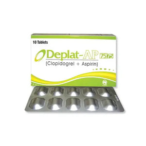 Deplat AP 75/75mg Tablets – Clopidogrel + Aspirin Dual Antiplatelet
