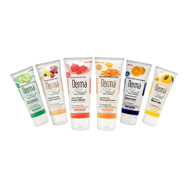 Derma Shine Fruit Facial Kit for Bright & Even Skin