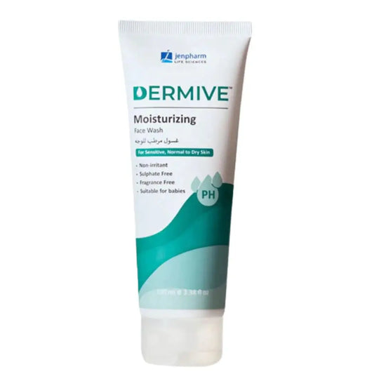 Dermive Moisturizing Face Wash – Hydrating Cleanser