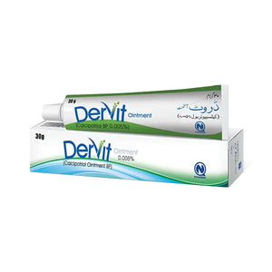 Dervit Ointment 50mcg/g – Calcipotriol for Psoriasis Treatment
