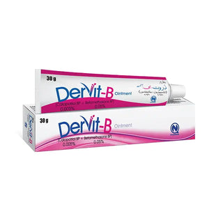 Dervit-B Ointment 50mcg+0.5mg/g – Calcipotriol and Betamethasone for Psoriasis