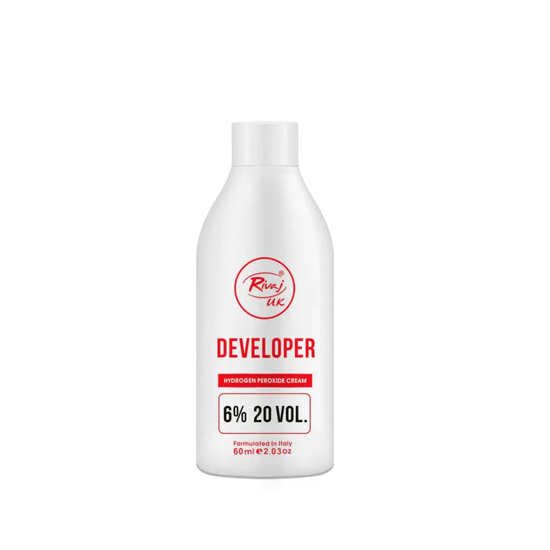 Rivaj Developer Cream 60ml 6% (20 Volume) – Professional Hair Color Developer