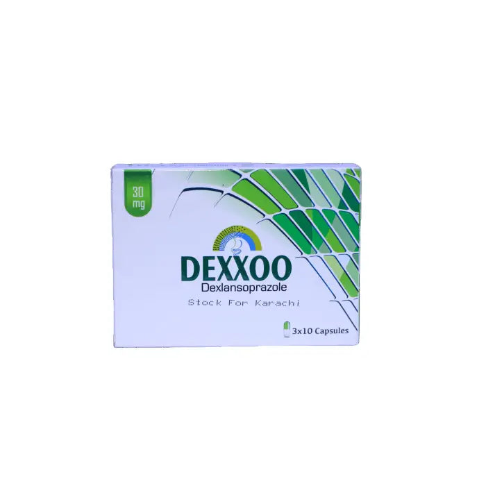 Dexxoo 30mg Capsules – PPI for Acid Reflux & GERD Relief 01